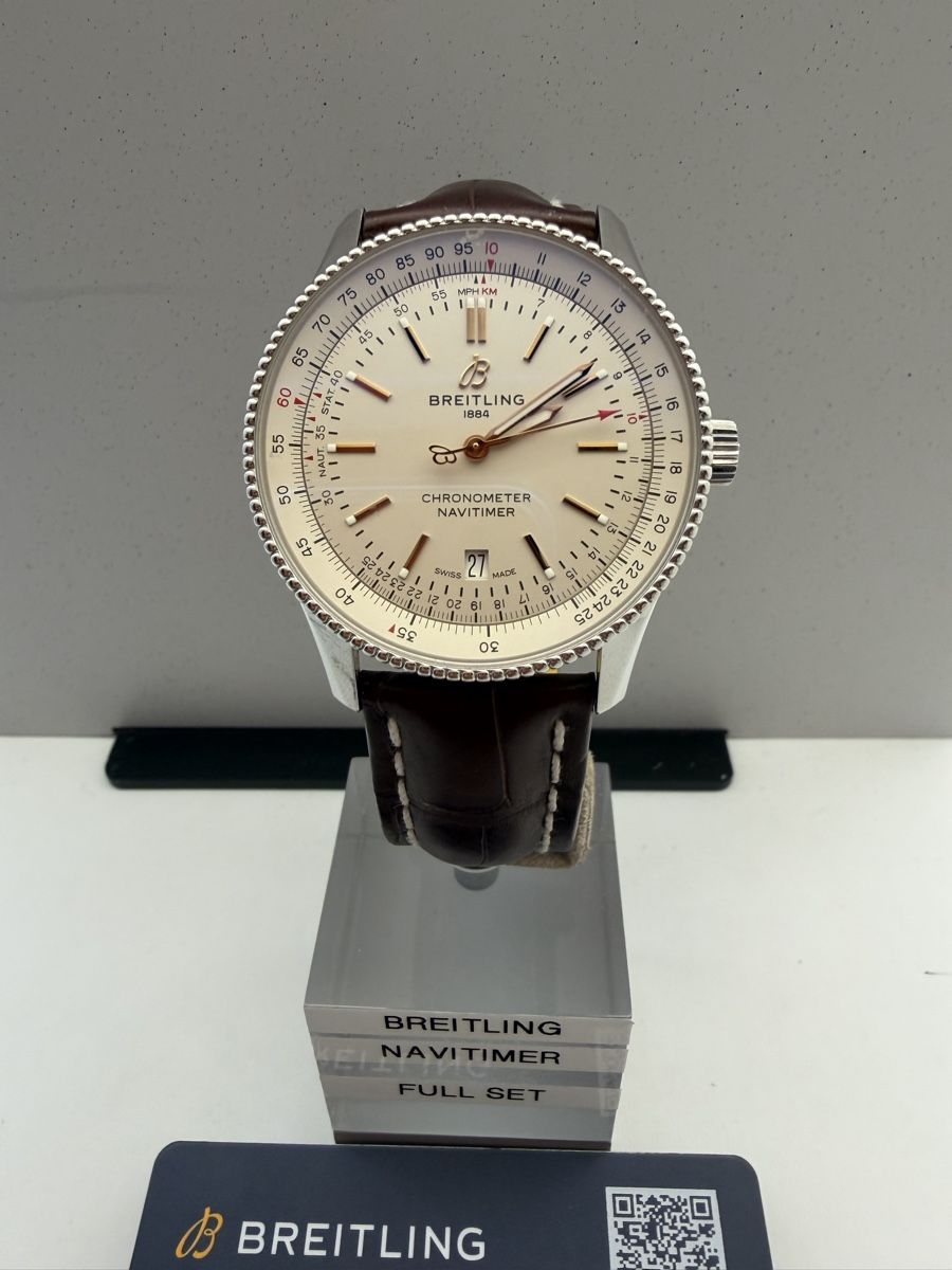 Breitling Uhren: Montre Breitling Navitimer 41 automatique, full set – Neu (gemäss Beschreibung) aus Crans VS von horlogerie-langel