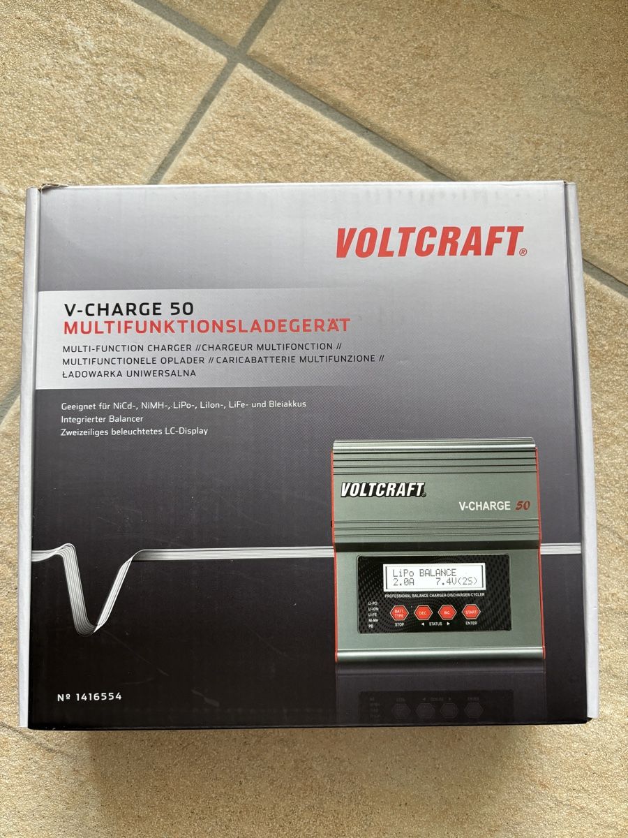 Voltcraft Caricatori & Batterie: Voltcraft V-Charge 50 Multifunktionsladegerät – Nuovo (secondo la descrizione) da Jona venduto da WaJaggi