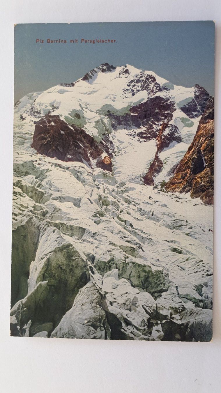Cartoline postali: Bernina. Palü. Oberengadin. Graubünden. 3 Ansichtskarten. – Usato da Goldach venduto da armando_r 2