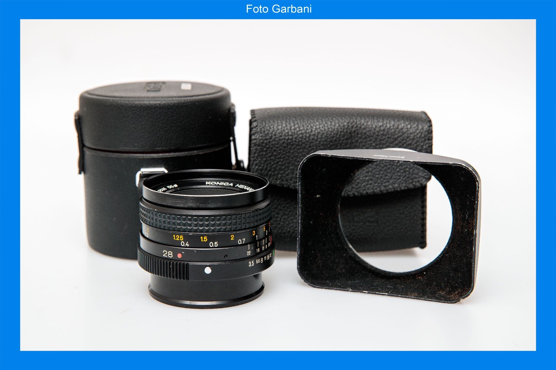 Konica Obiettivi: Konica Hexanon 28mm f3.5 – Usato da Muralto venduto da FotoGarbani 3