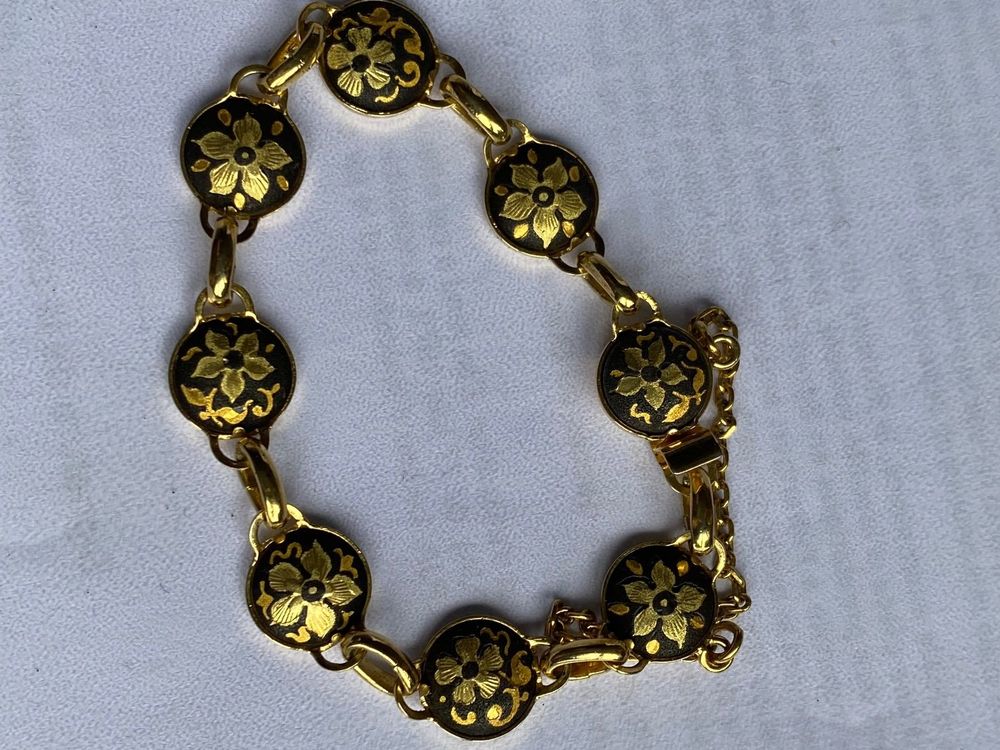 Bracelet Ancien En Métal Vintage – Bijou Rétro D'occasion – Pour Collectionneurs