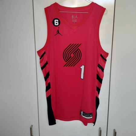 NBA PORTLAND BLAZERS Jersey // #1 SIMONS// Gr XL