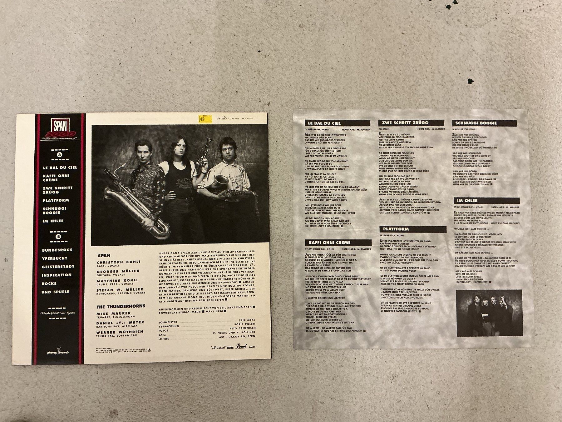 Schallplatten: SPAN 2000 LP -  The Thunderhorns – Gebraucht aus Winterthur von Tumko_7_Vinyl 1