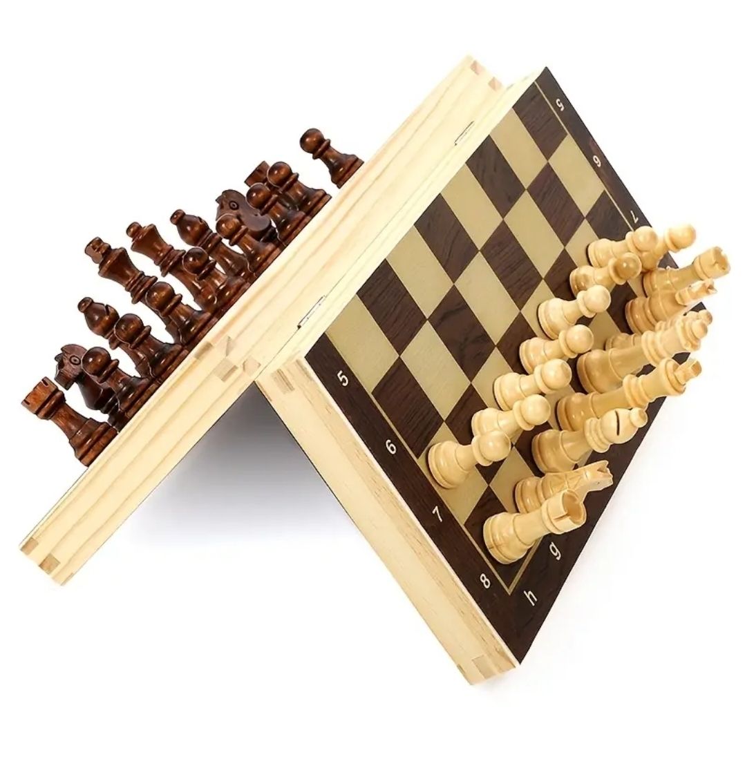 Giochi: Schönes magnetisches Holzschachbrett – Nuovo e nell'imballaggio originale da Frauenfeld venduto da Sitterdorf1 2