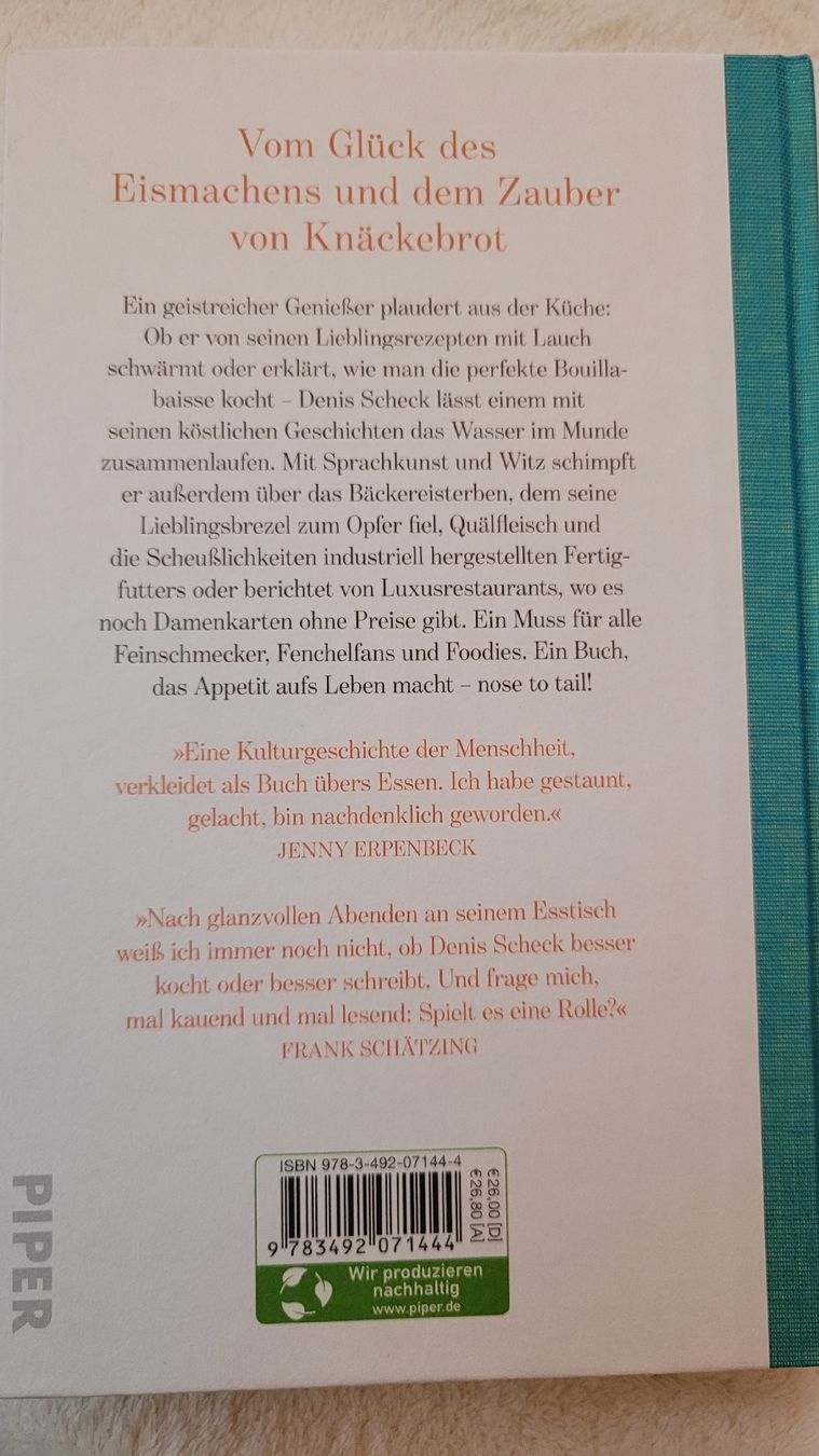 Libri: Schecks Kulinarischer Kompass von Denis Scheck - neuwertig – Usato da Horgenberg venduto da Klatschmohnmaria 1