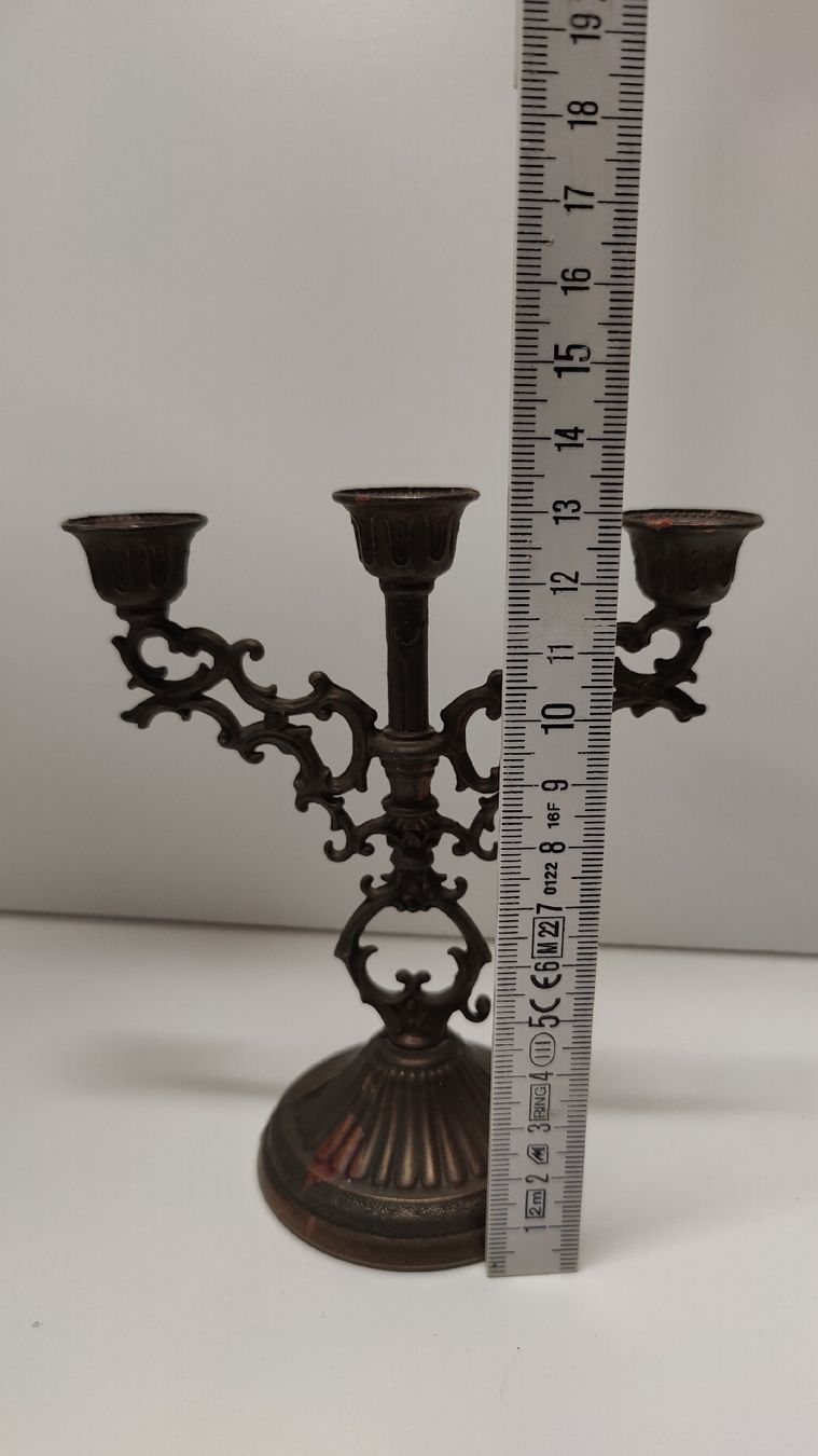 Portacandele: Vintage Mini Kerzenhalter Messing  (L25) – Usato da Neuenhof venduto da SchnaeppliAllerlei 5