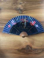 Fächer mit Stierkämpfer Motiv Vintage Handbemalt