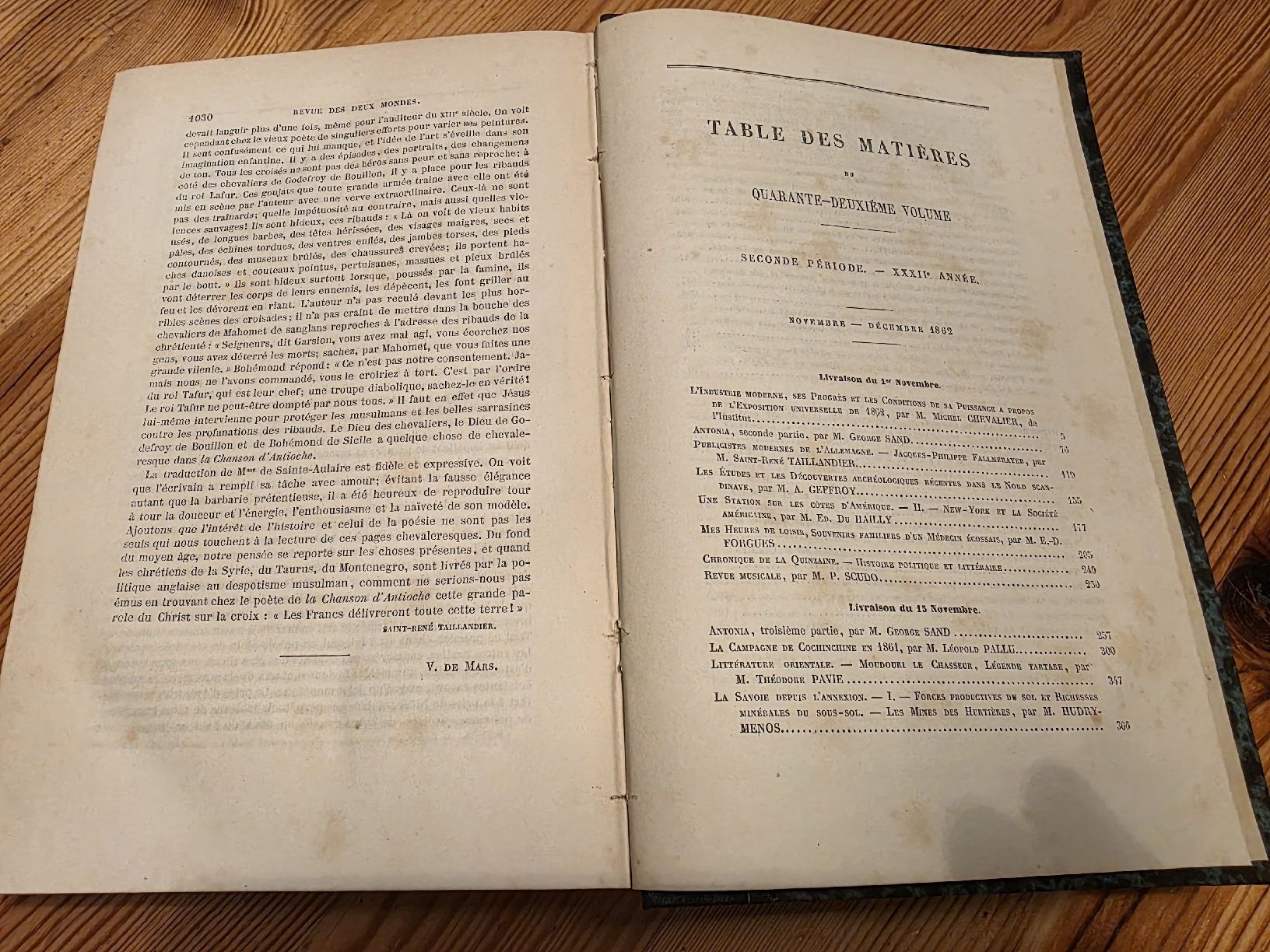 Libri: Revue des Deux Mondes 1862 – Usato da Bern venduto da phb_92q9 2