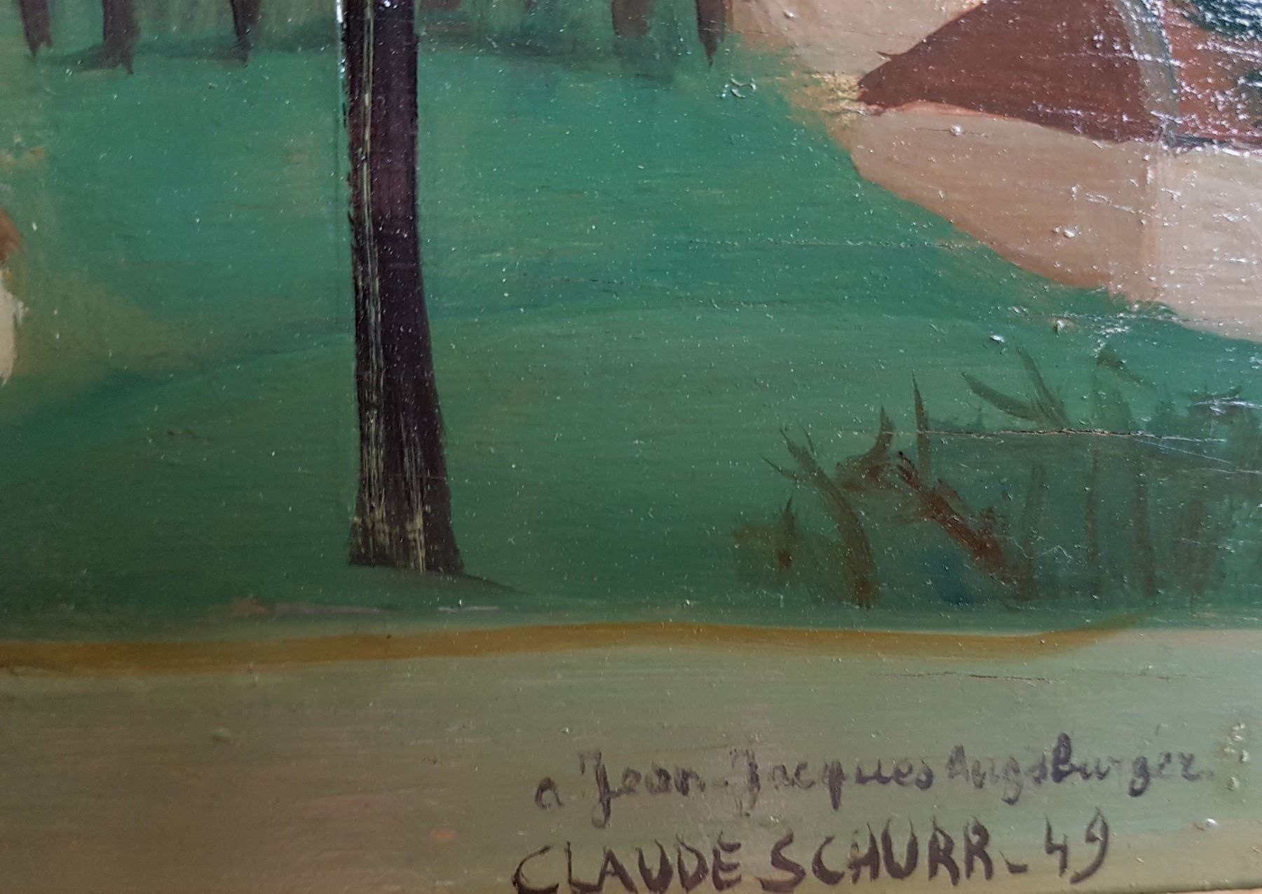 Dipinti: Claude SCHURR, Neauphle-le-Château 1949 – Usato da Lausanne venduto da leneko 5