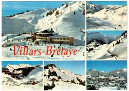 Villars - 6 Bild AK Col de Bretaye