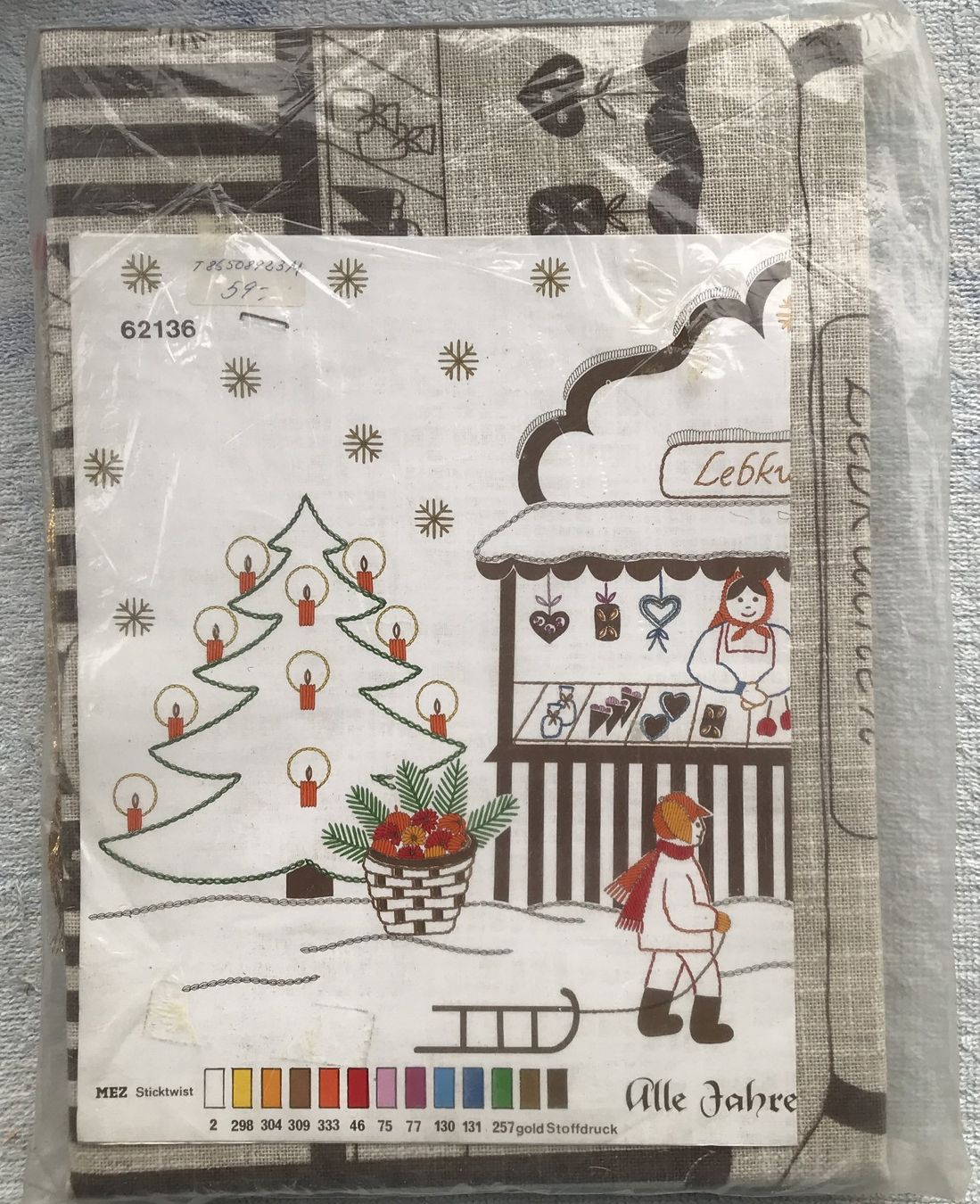 Cercles à broder: STICKEN ADVENTKALENDER 52X84CM – Neuf avec emballage d'origine à Ostermundigen par wini63