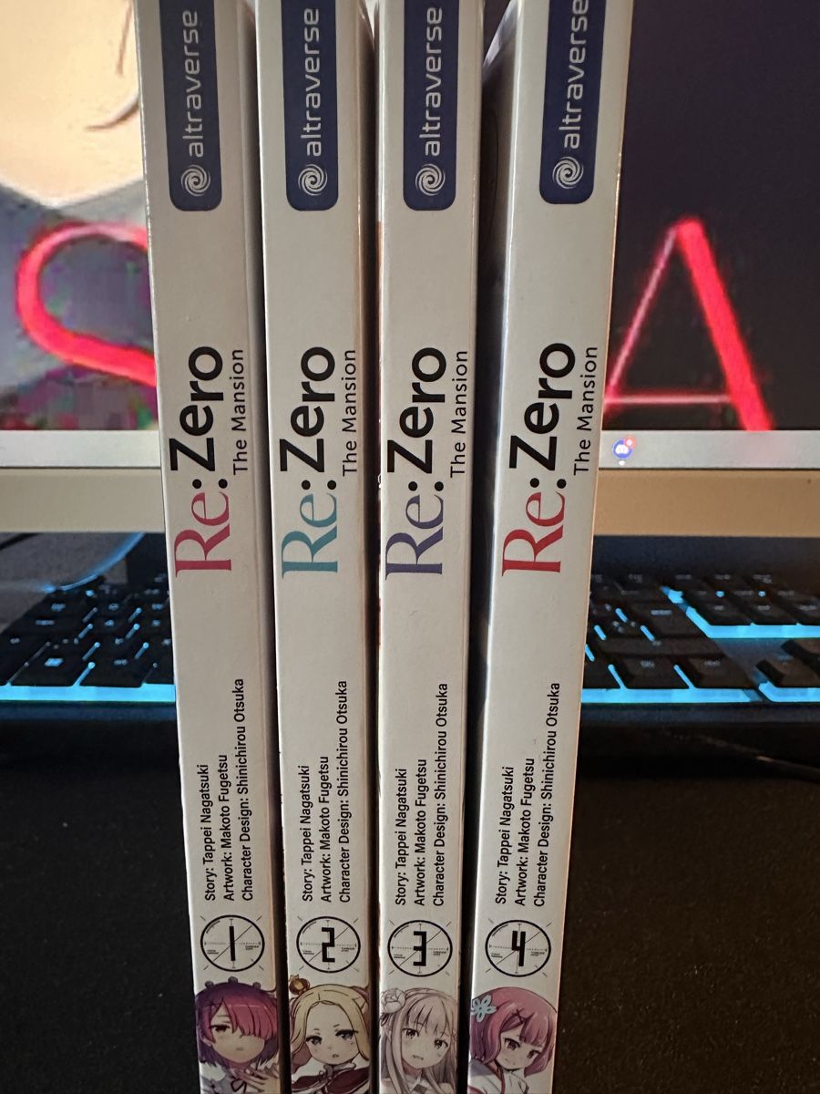 Fumetti: Re:Zero The Mansion Manga Bänder 1-4 – Usato da Stallikon venduto da rentheweeb 2