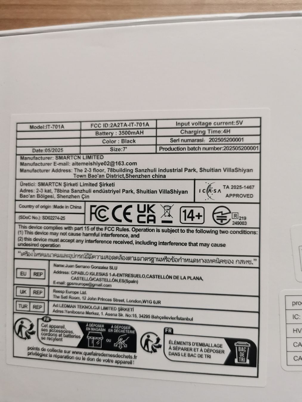 Tablet PC: Tablet PC – Nuovo e nell'imballaggio originale da Thayngen venduto da fische40 1