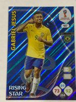 FIFA RUSSIA 2018 Adrenalyn XL 417 RISING STAR GABRIEL JESUS