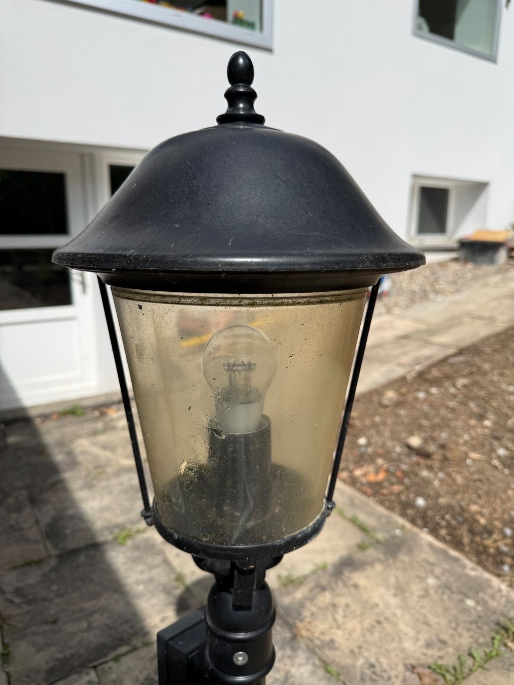 Lampade: Pollerlampe Garten Sockel Lampe schwarz – Usato da Bassersdorf venduto da elektrizity 2