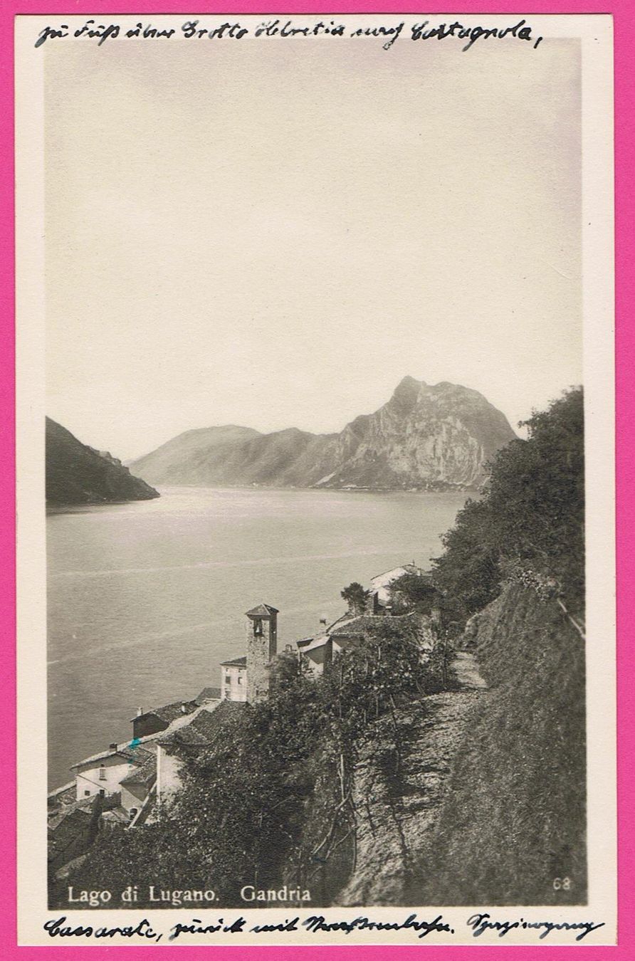 Cartes postales: Gandria Lago di Lugano – D'occasion à Einsiedeln par dillie