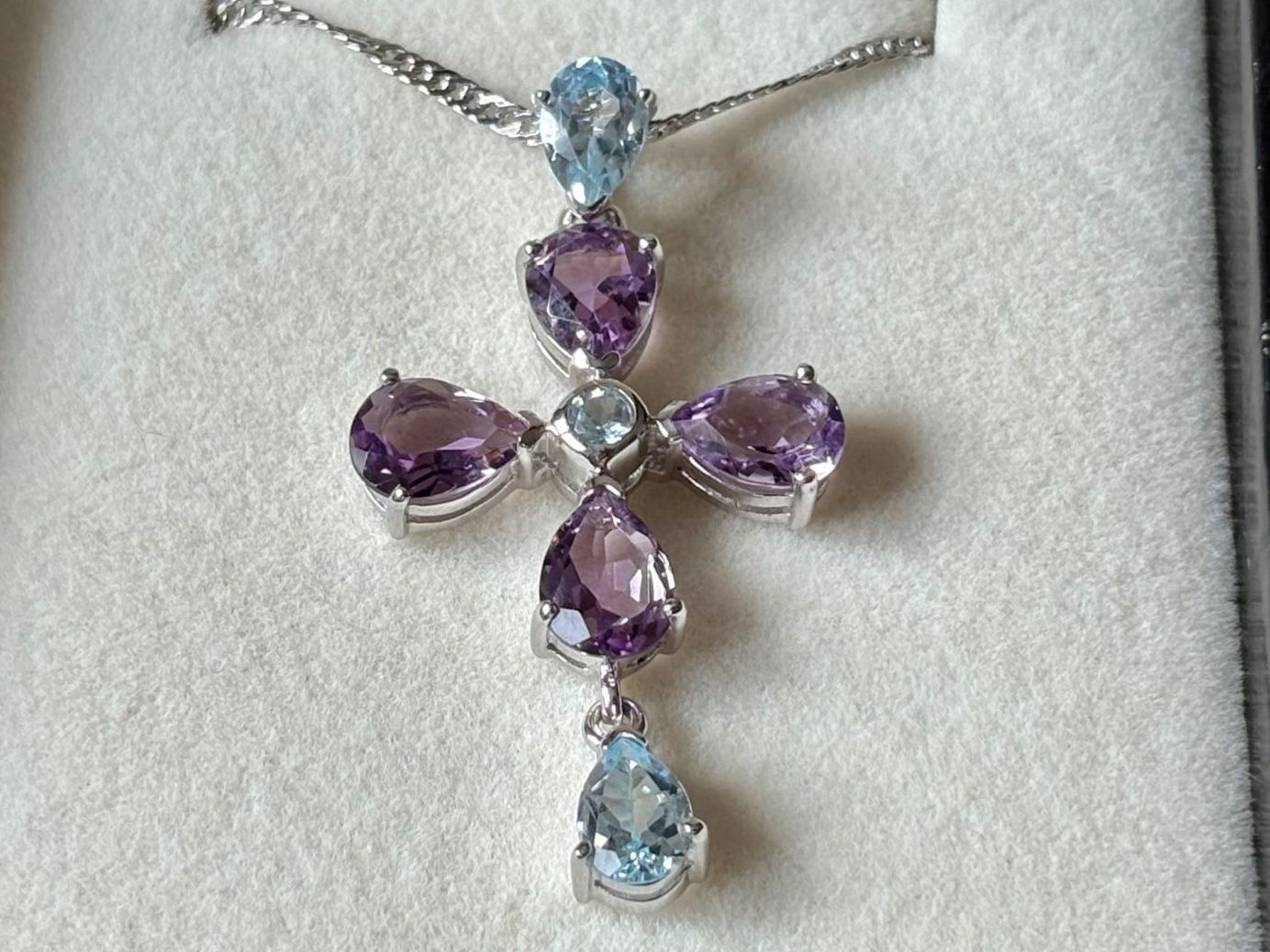 Anhänger: Amethyst, Topas Anhänger aus Silber 925, NEU – Neu (gemäss Beschreibung) aus Brugg AG von lau_9rvy 1