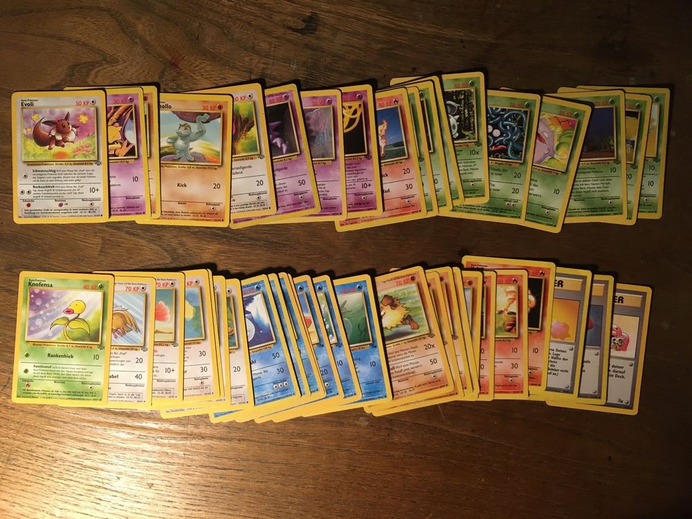 Pokemonkarten 1995 96 98 Set Sammlung, ca 40 Karten Kaufen auf Ricardo