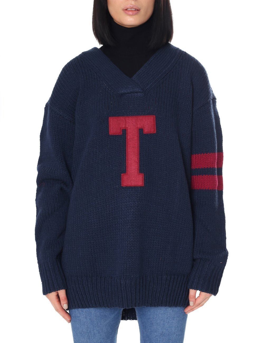 Tommy Hilfiger Maglioni & Felpe: Tommy Hilfiger  Oversized Size Grösse S NP 219.- – Nuovo e nell'imballaggio originale da Chur venduto da Chanel72 3