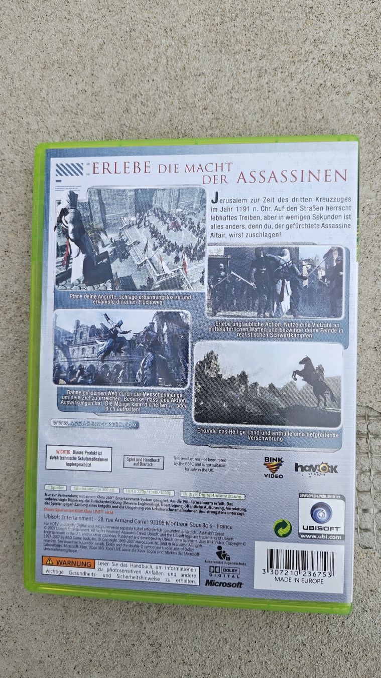 Spiele: Assassin's Creed Xbox 360 – Gebraucht aus Montagnola von mattbert86 1