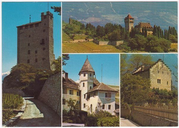 Cartoline postali: Sierre, Goubing, Villa, Mercier, Muzot – Usato da Frauenfeld venduto da POML