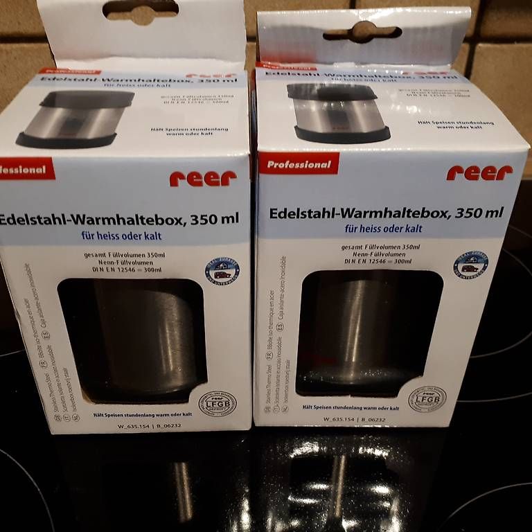 Baby-Mahlzeiten: Reer Edelstahlwarmhalte Box Neu – Gebraucht aus Wangen ZH von oky-doky