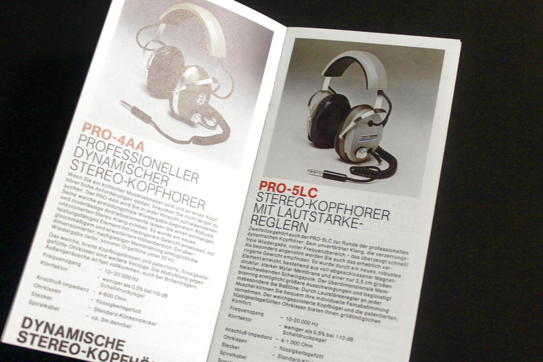 Stax Kopfhörer: Original Katalog KOSS, Komplettprogramm, um 1979 – Gebraucht aus Bern von Vitaneuf 2