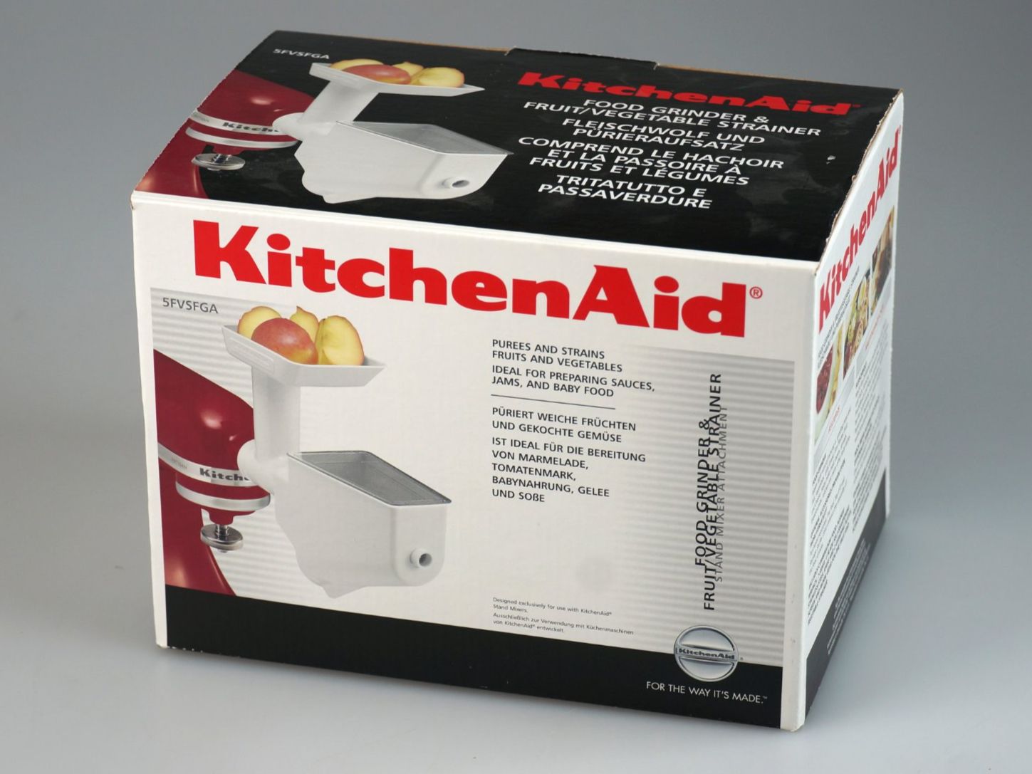 Kitchenaid Elettrodomestici da cucina: KitchenAid Fleischwolf-/Pürieraufsatz -Set (5FVSFG) – Usato da Rüti ZH venduto da Restwert_Rueti_ZH 8