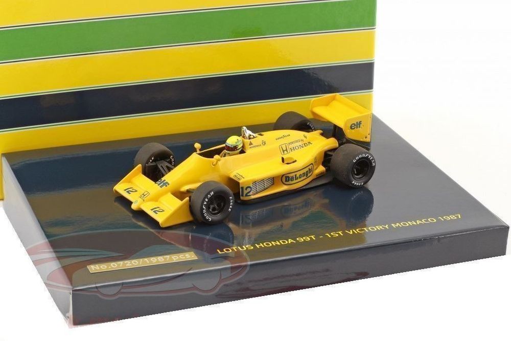 F1 Lotus 99t Gp Mônaco Ayrton Senna 1/18 Minichamps