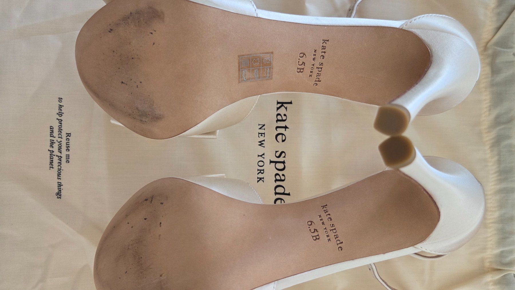 Kate Spade Damenschuhe: Kate Spade Bridal Bow Sandals – Neu (gemäss Beschreibung) aus Zürich von Suse_ram 2