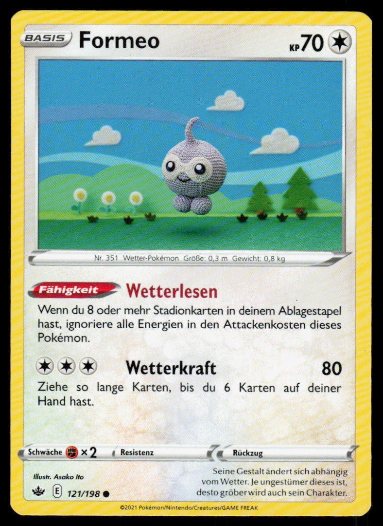 Pokémon Cartes à collectionner: Pokemon Formeo 121/198 – D'occasion à Herisau par Pokemon2025