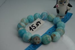 Caribbean   Calcit    15.07mm Kugel Armband   TOPSTONE