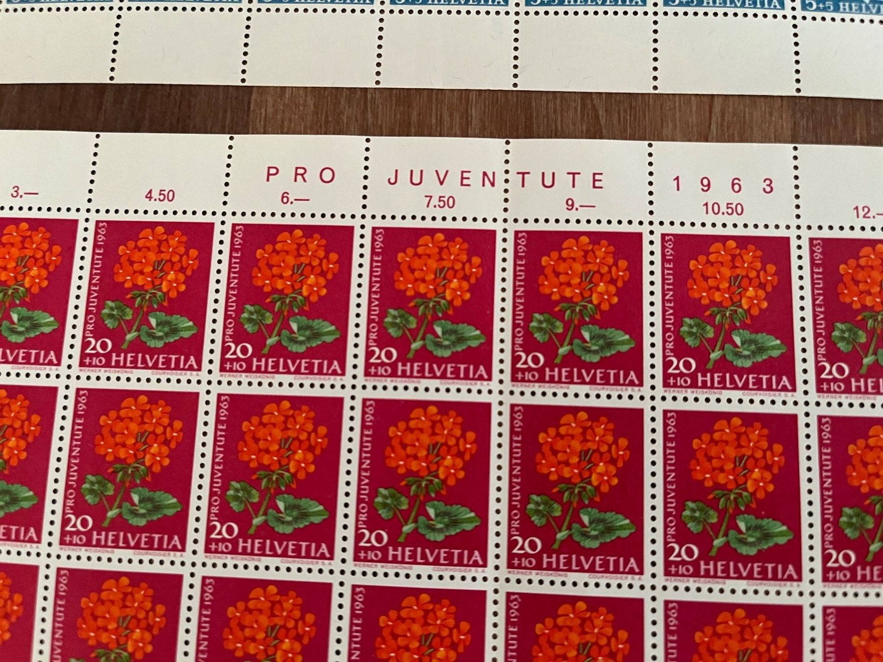Tutti i francobolli: Pro Juventute Briefmarken postfrisch 1963** kpl – Nuovo (secondo la descrizione) da Zürich venduto da Wubayrot 2