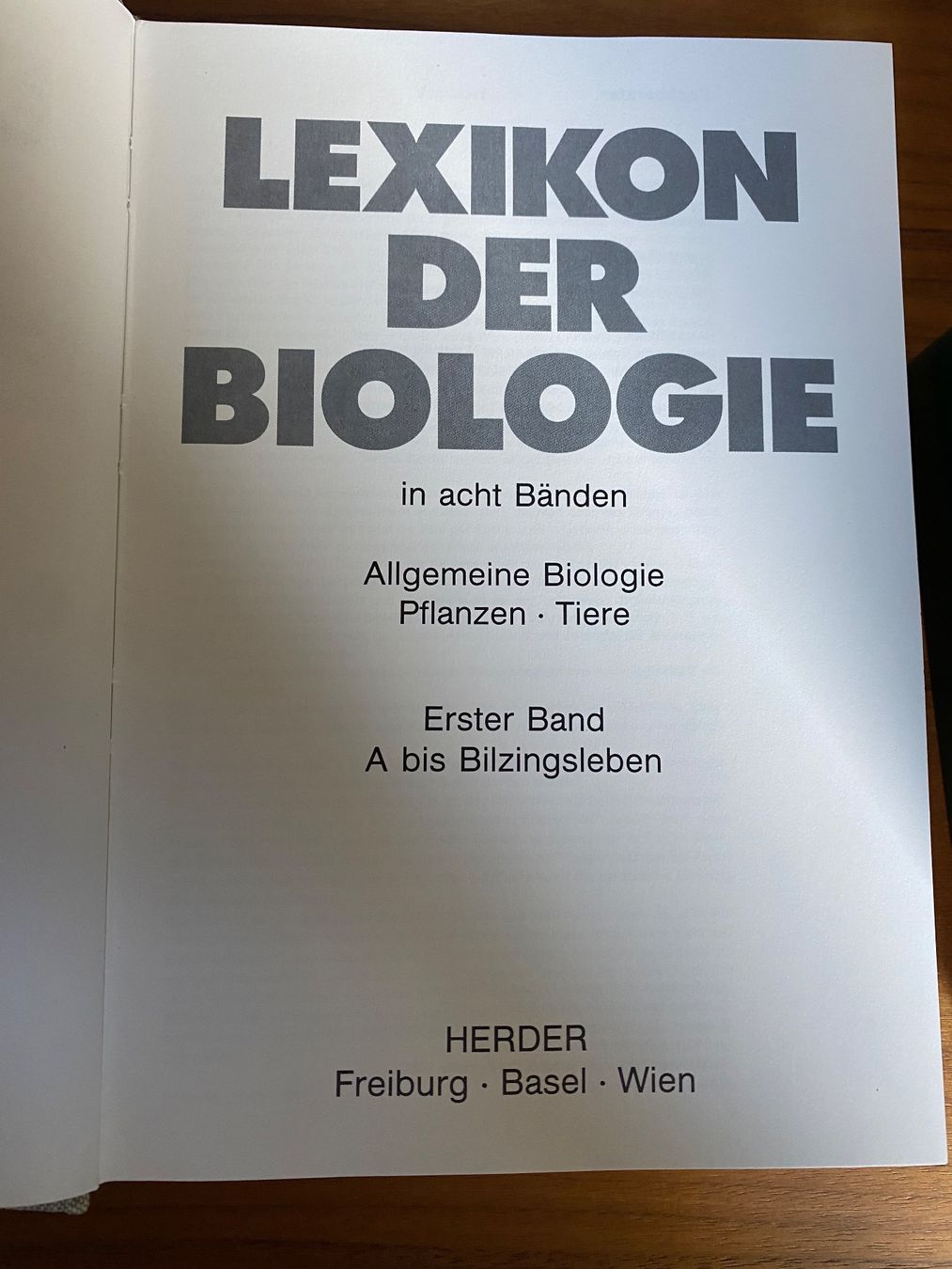 Bücher: Lexikon der Biologie 10 Bände – Gebraucht aus Lüchingen von LIDB 2