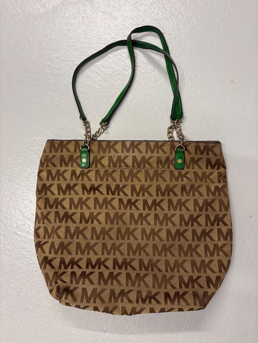 Michael Kors Borse da donna: Michael Kors Shopper Tasche braun Canvas Stoff – Usato da Regensdorf venduto da secondchancefashion 4