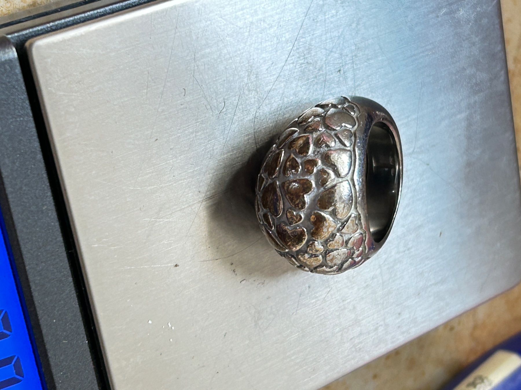 Dyrberg/Kern Anelli: Dyrberg/Kern Ring Gr. 51 Silber Statement Ring!!! – Usato da Dittingen venduto da Bellevista 8