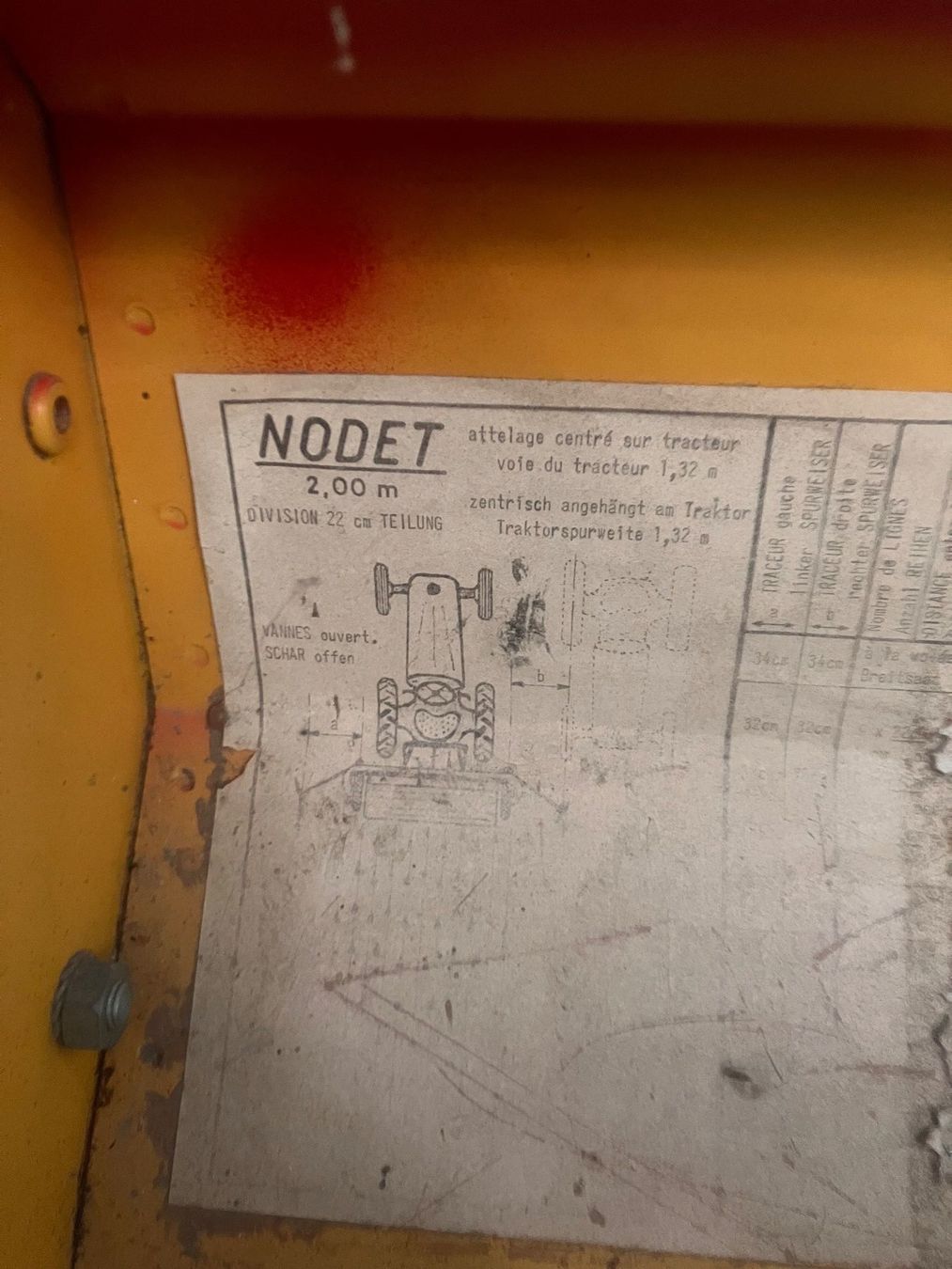 Nodet Alle Maschinen: Nodet Sämaschine – Gebraucht aus Tumegl/Tomils von Oerlikon78 7