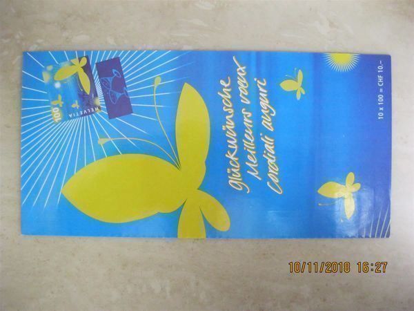 Tutti i francobolli: 2005 Glückwunschkarte Briefmarken Postfrisch – Nuovo (secondo la descrizione) da Affoltern am Albis venduto da Andrezc