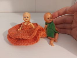 Süsse Vintage Puppen, Sammlerpuppen mit bewegliche Augen