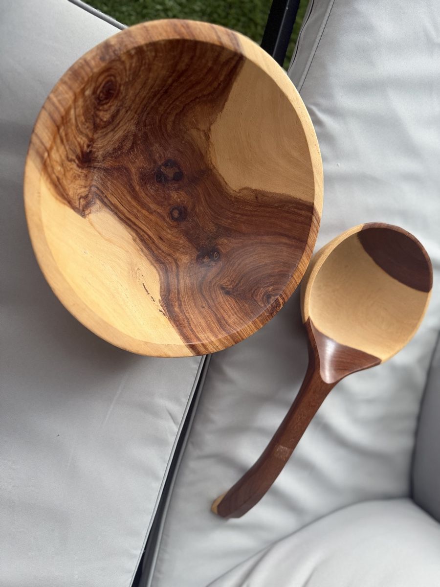 Saunas & Accessoires: Holzschale + Holzkelle  – D'occasion à St. Gallen par Emifrei 1