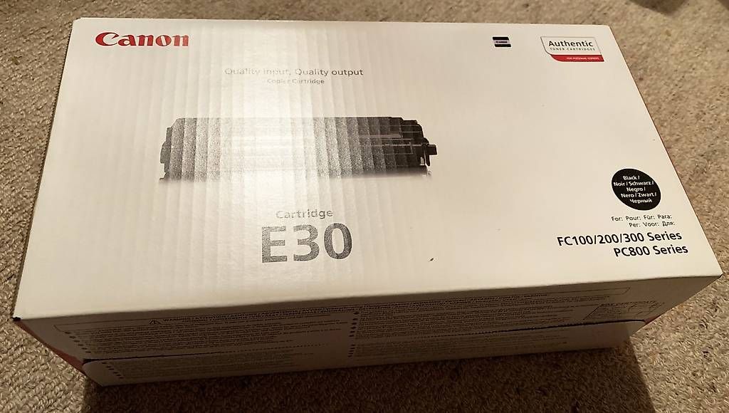 Canon Cartucce per stampanti & toner: Original Canon Toner 4000 Seiten – Nuovo (secondo la descrizione) da Wangen ZH venduto da olivia20 1