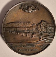 Historische Medaille 1862 Mont-Blanc Genève 1862 ab 1 Fr. !!
