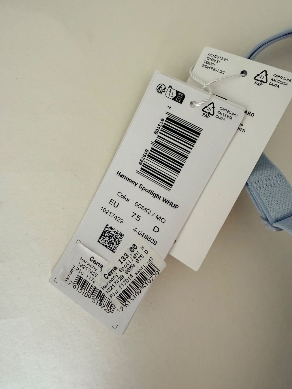 Triumph Altra biancheria intima: TRIUMPH, Push-Up-BH HARMONY SPOTLIGHT, Grösse 75D, Hellblau – Nuovo e nell'imballaggio originale da Rudolfstetten venduto da gst_g7xl 8