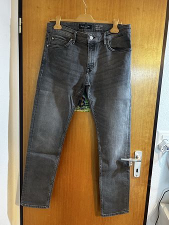 Jean Marc O'Polo W33 L32 Shaped Fit Gris Foncé