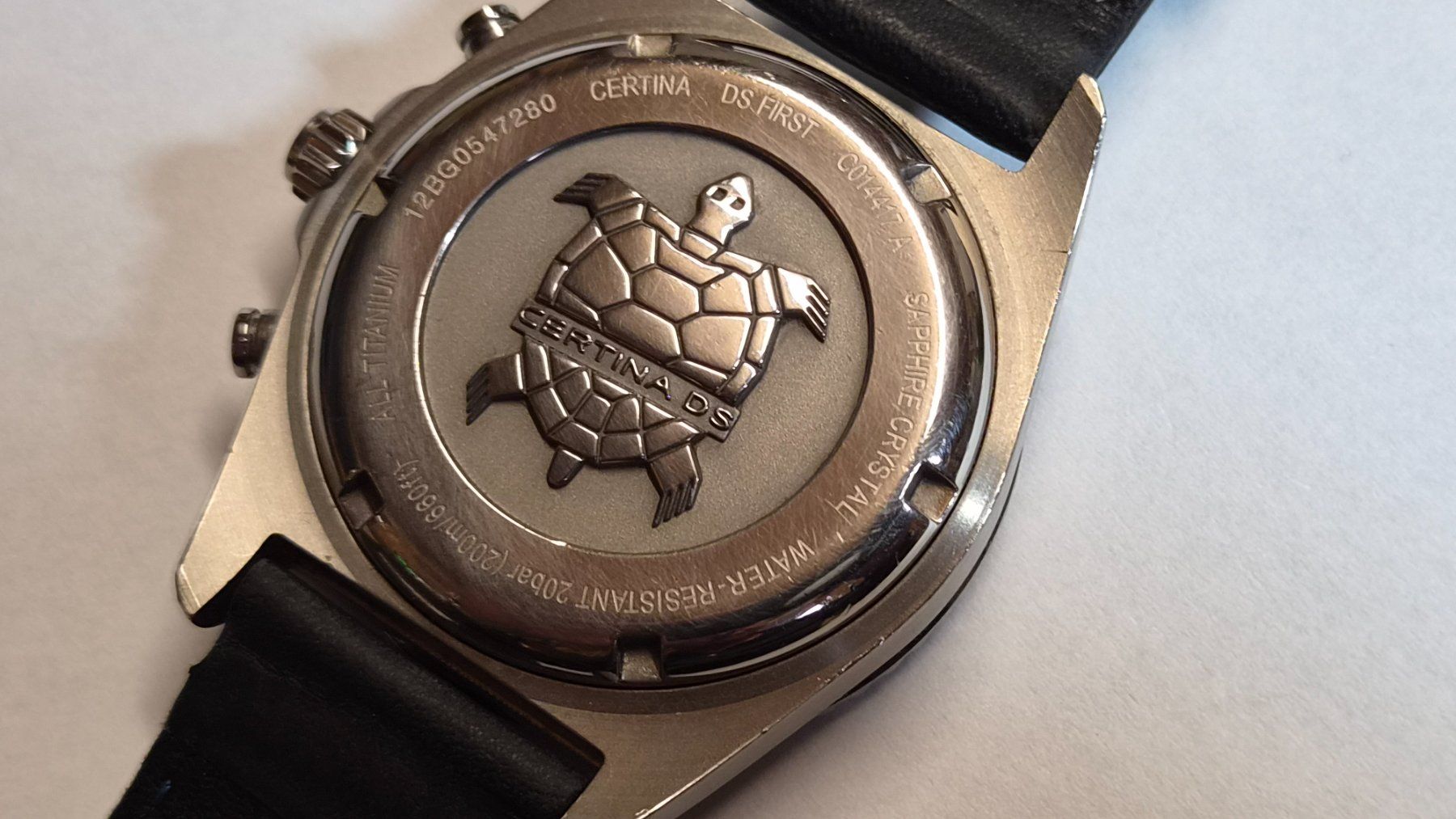 Certina Uhren: Certina DS First Titanium Chrono Uhr . – Gebraucht aus Madiswil von Willys4 2