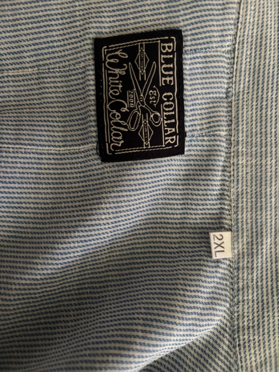 Camicie: Blue Collar / White Collar Hemd Hellblau Gr. L – Usato da Zürich venduto da mho_rw88 4