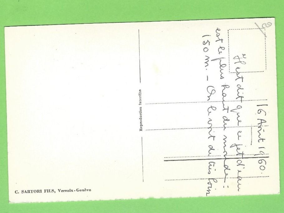 Cartoline postali: Genève, Le jet d'eau – Usato da Zürich venduto da t24_de 1