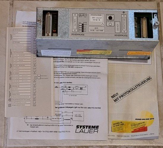 Steuerung: Systeme Lauer Textanzeige LCA 145 – Gebraucht aus Zuzgen von ricard11 1