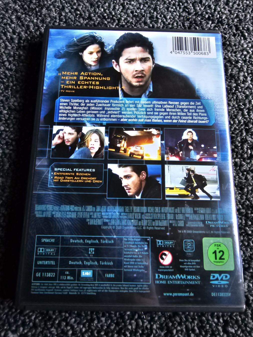 Tutti i DVDs: DVD Eagle Eye (20384) – Usato da Ruswil venduto da jan_bxl5 1