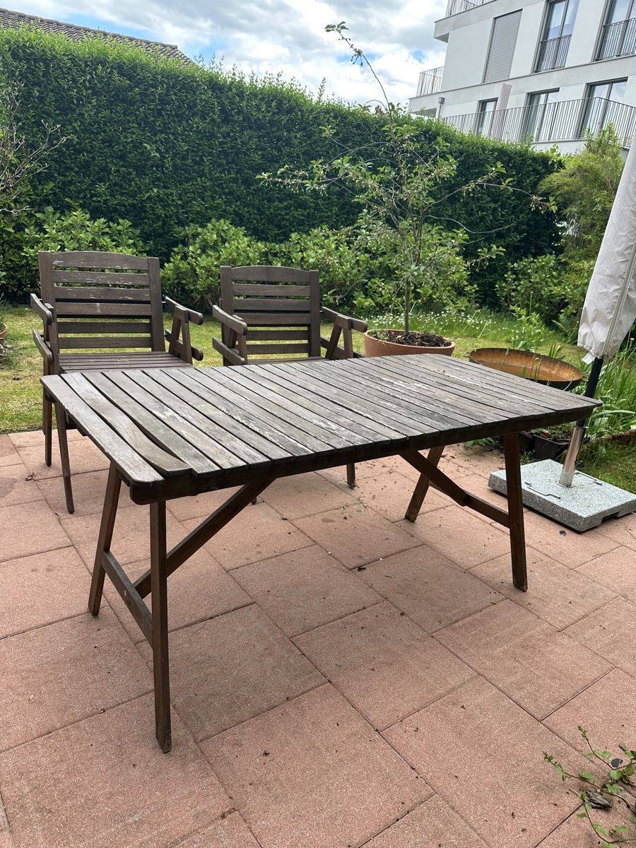 Ikea Set di tavolo e panche: Gartentisch mit 4 Stühlen & Kissen – Usato da Horgen venduto da simonwalterschweiz 5